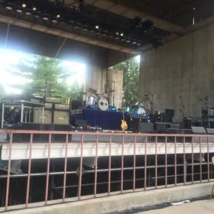 Stage set up before Ringo Starr concert