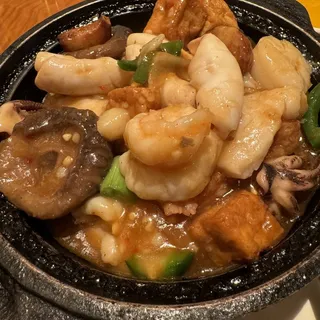 Seafood Tofu Hot Pot
