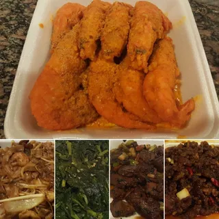 Kuaii Shrimp Wok Tossed with Salty Yolk of Gold