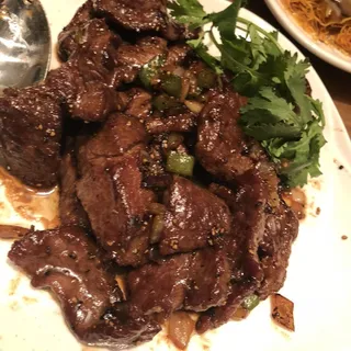 Black Pepper Beef Medallions