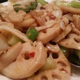 XO Calamari & Lotus Root