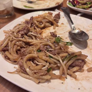 Black Pepper Beef Udon