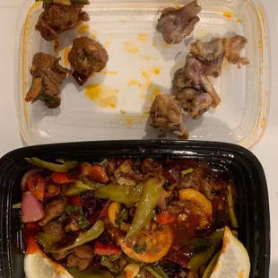 Lemon chichjen Stir-Fried Chicken with Lemon &amp; Myanmar Coriander