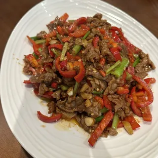 Hunan Style Sauted Beef