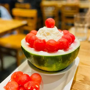 food IG: @eat_with_lily * BINGSU * watermelon bingsu