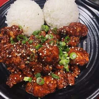 Tamarind Crispy Chicken with Rice