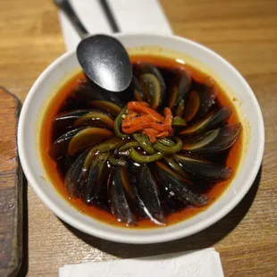 Preserved Eggs with Grind Peppers ($10.00)