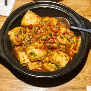 Pan Fried Garlic Tofu