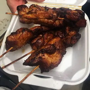 Chicken teriyaki appetizer