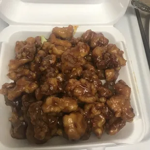 General Tso's chicken - full