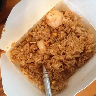 Shrimp Fried Rice No Veggies