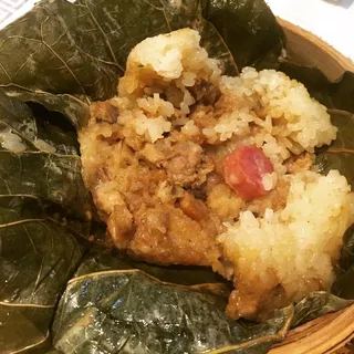 Glutinous Rice In Lotus Leaf