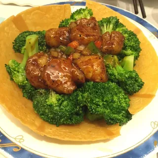 Scallop in black pepper Sauce