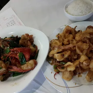 Sauteed Lobster with Ginger Scallion