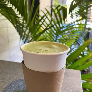 Cardamom Rose Matcha Latte