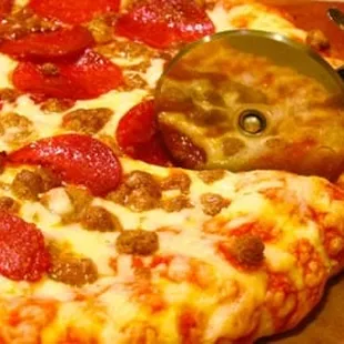 pizza, food