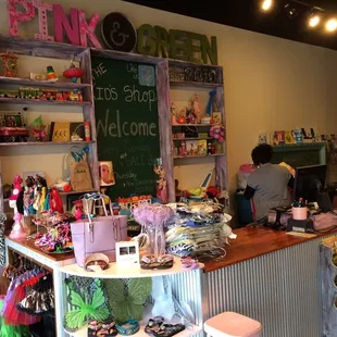 An inside look at the register.