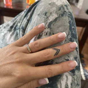One week after I get my nails done by Jenny