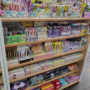 Pens and pencil cases