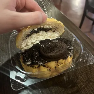 Oreo cream puff