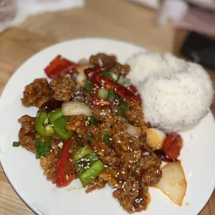 Crispy beef! So good
