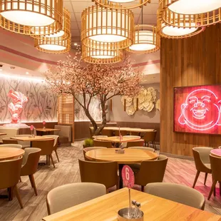 Pink Buddha Dining Area