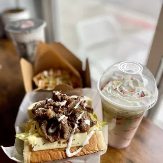 C1. Strawberry Matcha Fresh Milk