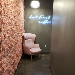 On the way to the restroom...