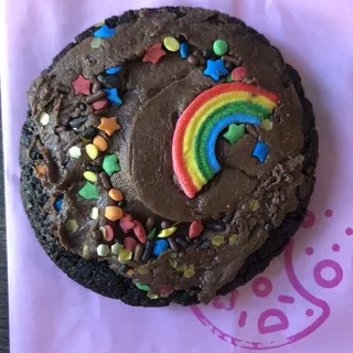 Rainbow Brownie Cookie