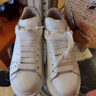 McQueen leather sneakers size 38.