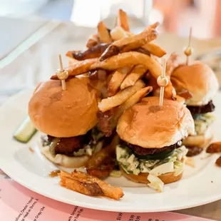 Adobo Fried Chicken Sliders