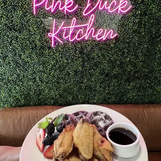 Chicken & Ube Waffles