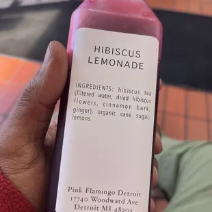 Hibiscus Lemonade