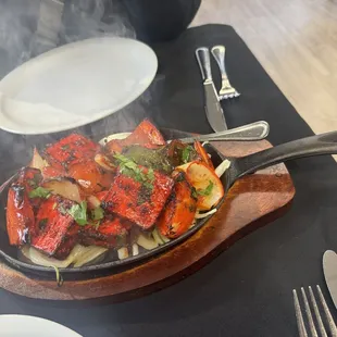 30. Paneer Tikka Shaslik Dish
