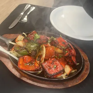 30. Paneer Tikka Shaslik Dish