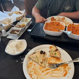 Butter chicken and 30. Chicken Tikka Masala
