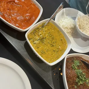 29. Butter Chicken 81. Saag Paneer 53. Lamb/Goat Bhuna