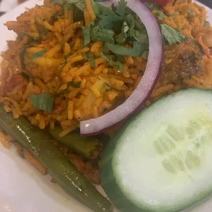68. Pink Garlic Special Biryani