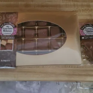 a variety of chocolates