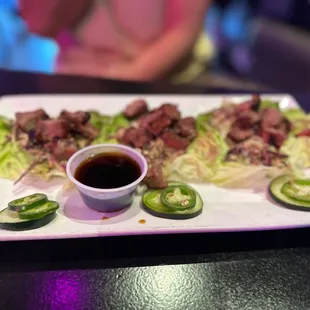 Tenderloin Lettuce Wraps