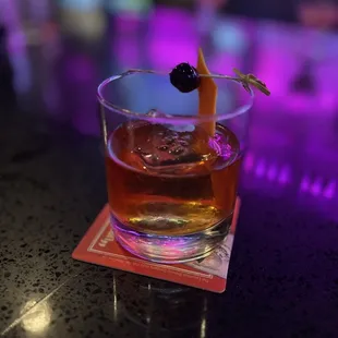 Old fashioned w/ Sellers&apos;s special reserve