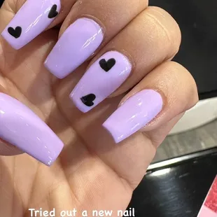 Lucy did my nails and I love them. Just in time for Valentine's Day!!