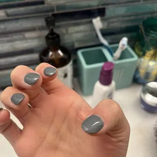 Paint chipping only one week after $55 dip manicure