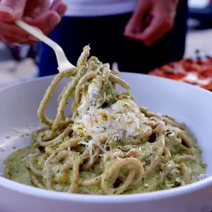 Tagliatelle Pesto of Pistacchio