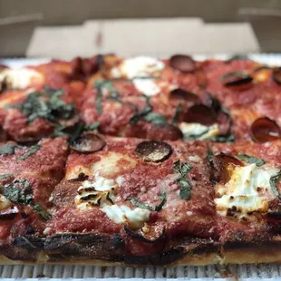 pizza, food