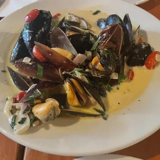 Steamed Mussels