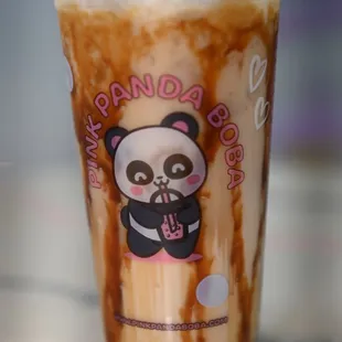 a cup of bubble tea