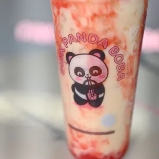 a close up of a drink