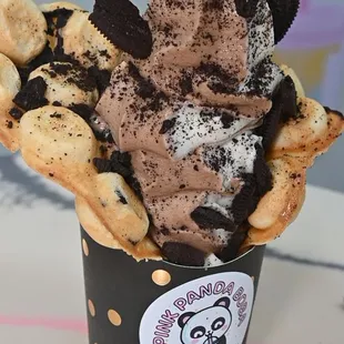 Oreo Bubble Waffle