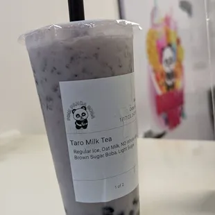 Taro milk tea!